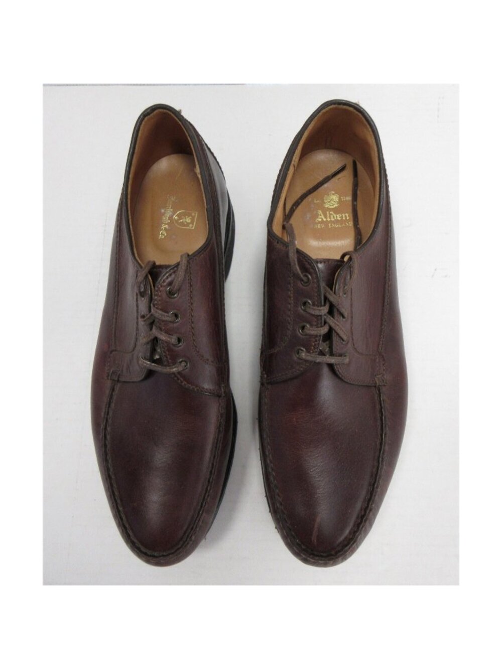 Alden 11.5 D Red Derby Leather Vibram Sole Lace Up Fairclough & Co